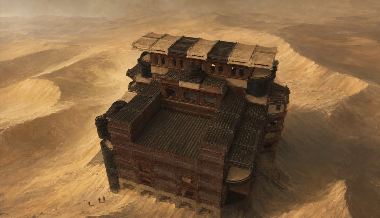 Ashara Voss's base in the deep desert
