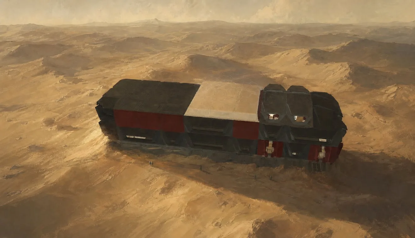 EssE's base in the deep desert