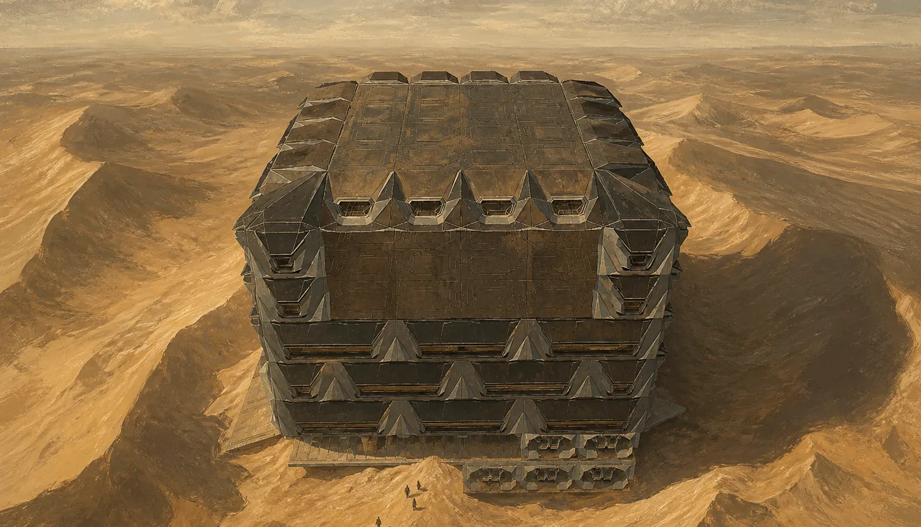 EzzE's base in the deep desert