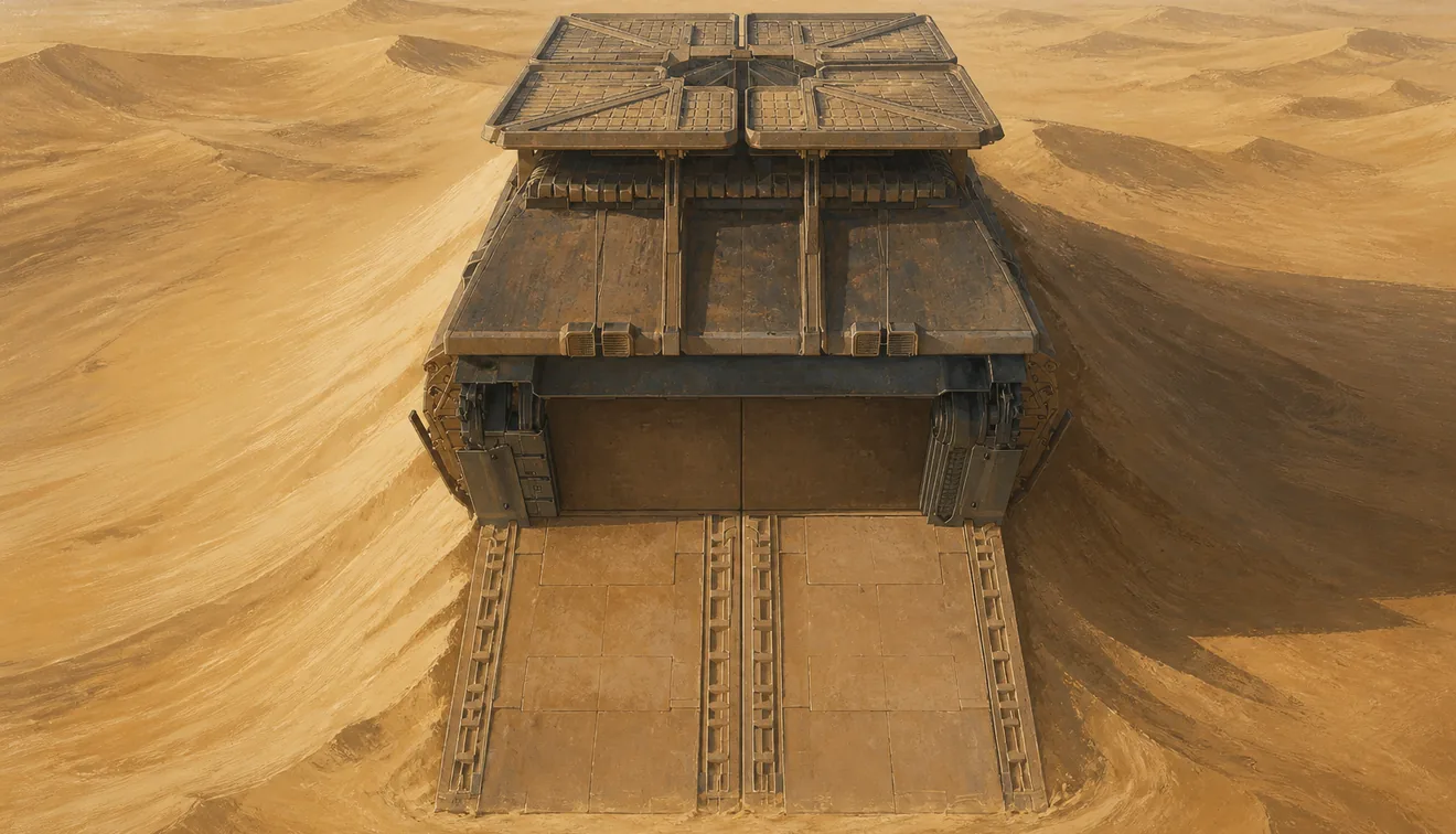 Fremen Tarna's base in the deep desert