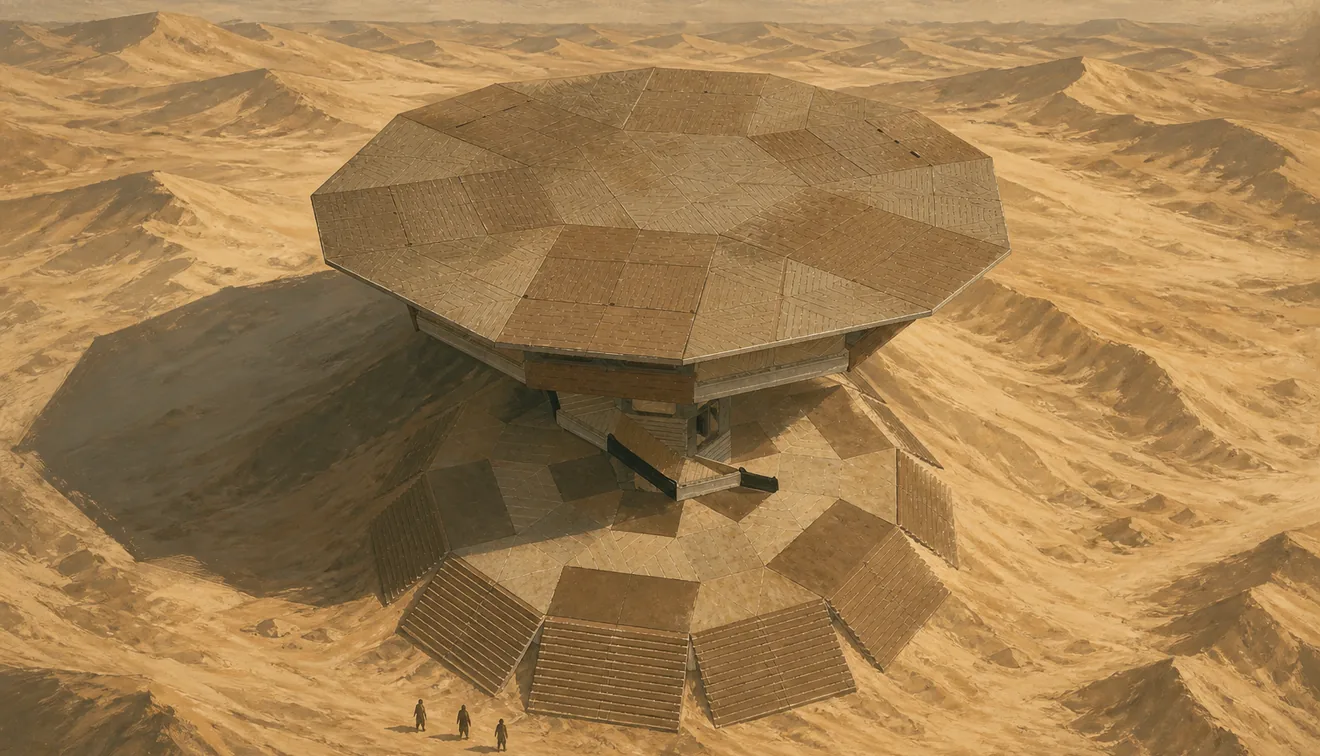 Patrynn's base in the deep desert