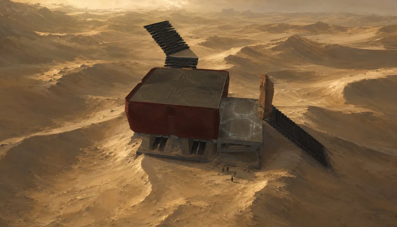 Joe's base in the deep desert