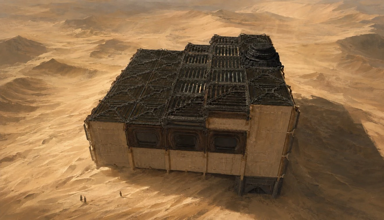 Matilda's base in the deep desert